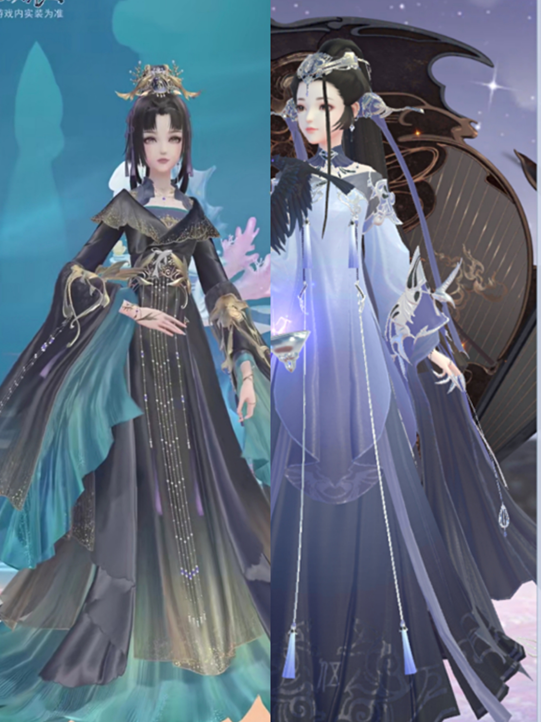 云裳羽衣:二殿下是海带精被实锤?迷之配色,黑得五彩斑斓