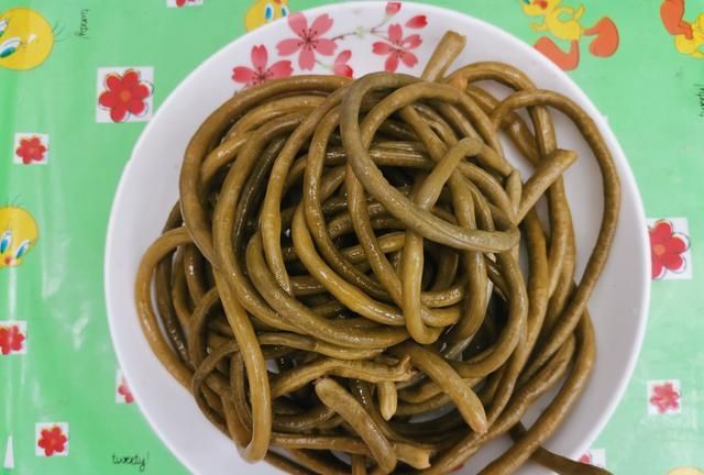 酸豇豆打卤面酸辣爽口味道纯正既开胃又增进食欲