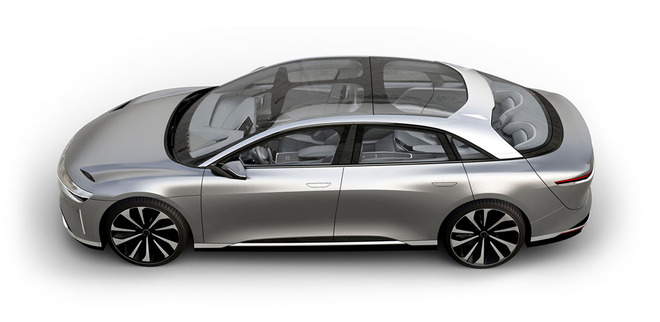 Lucid Air内饰曝光 这是一台有着女王风范的电车