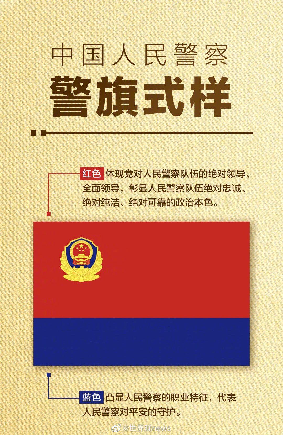 经党中央批准,中国人民警察警旗式样确定|人民警察