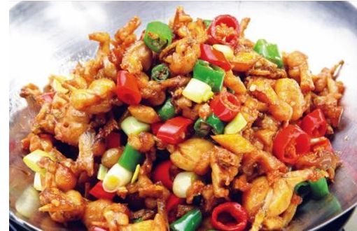 仔姜炒田鸡