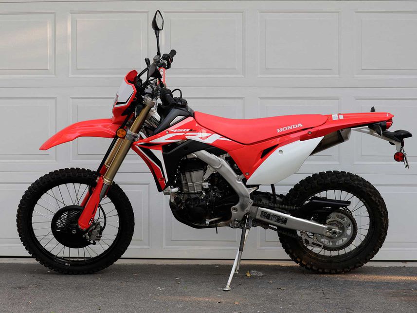 能合法上路的本田越野摩托crf450l2020款外媒简评