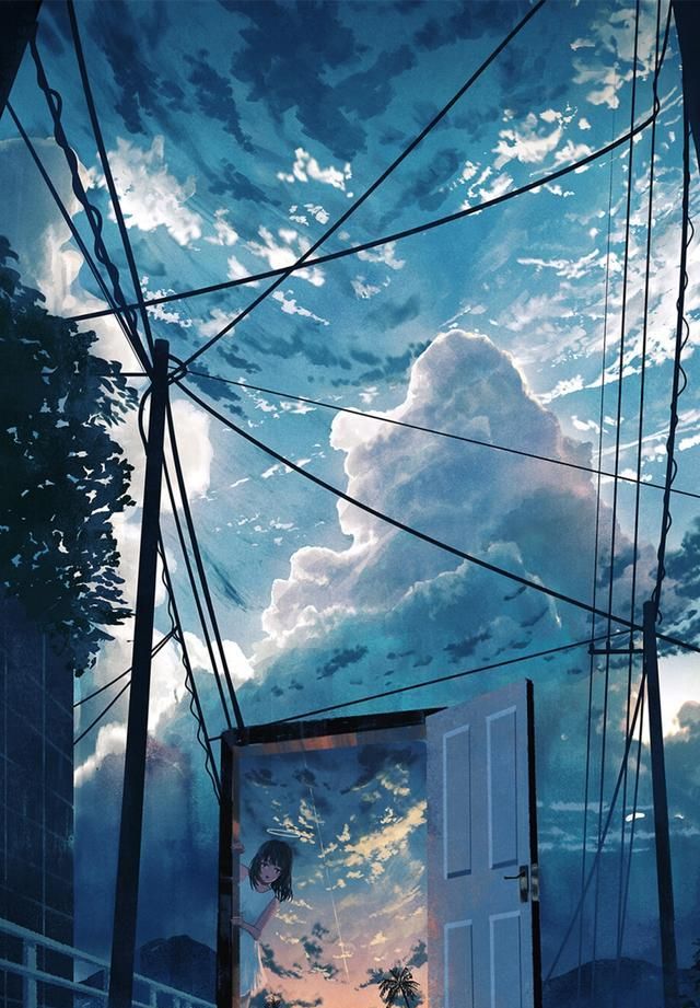 p站二次元概念版动漫插画欣赏镜中花水中月