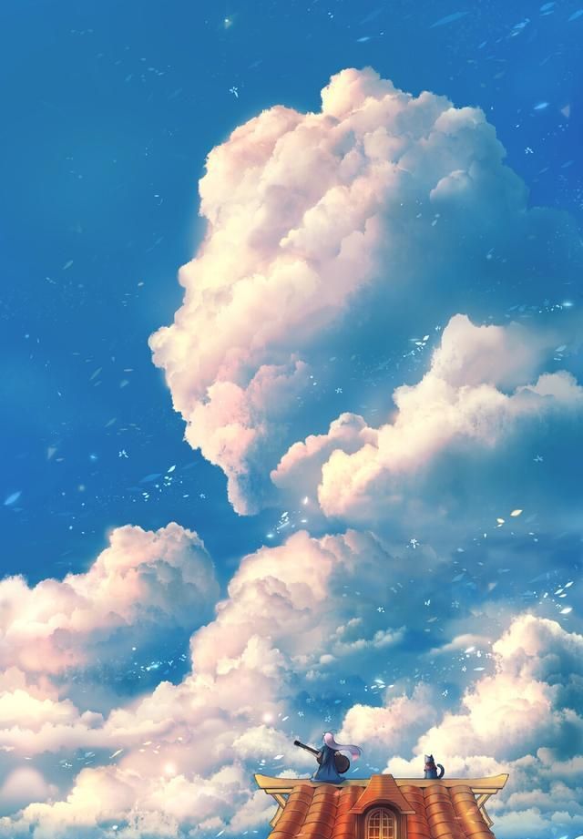 p站二次元概念版动漫插画欣赏镜中花水中月