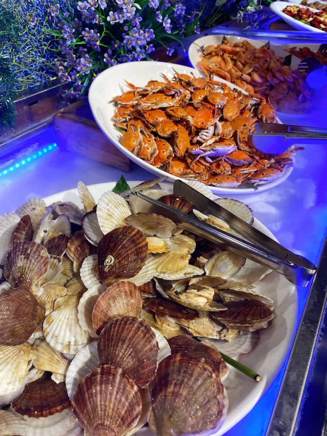 长春99块钱洗浴汗蒸海鲜自助大餐超多海鲜烤羊排牛排太丰盛
