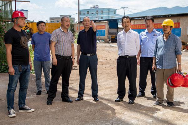 陆永昌到曲靖会泽检查指导公安工作