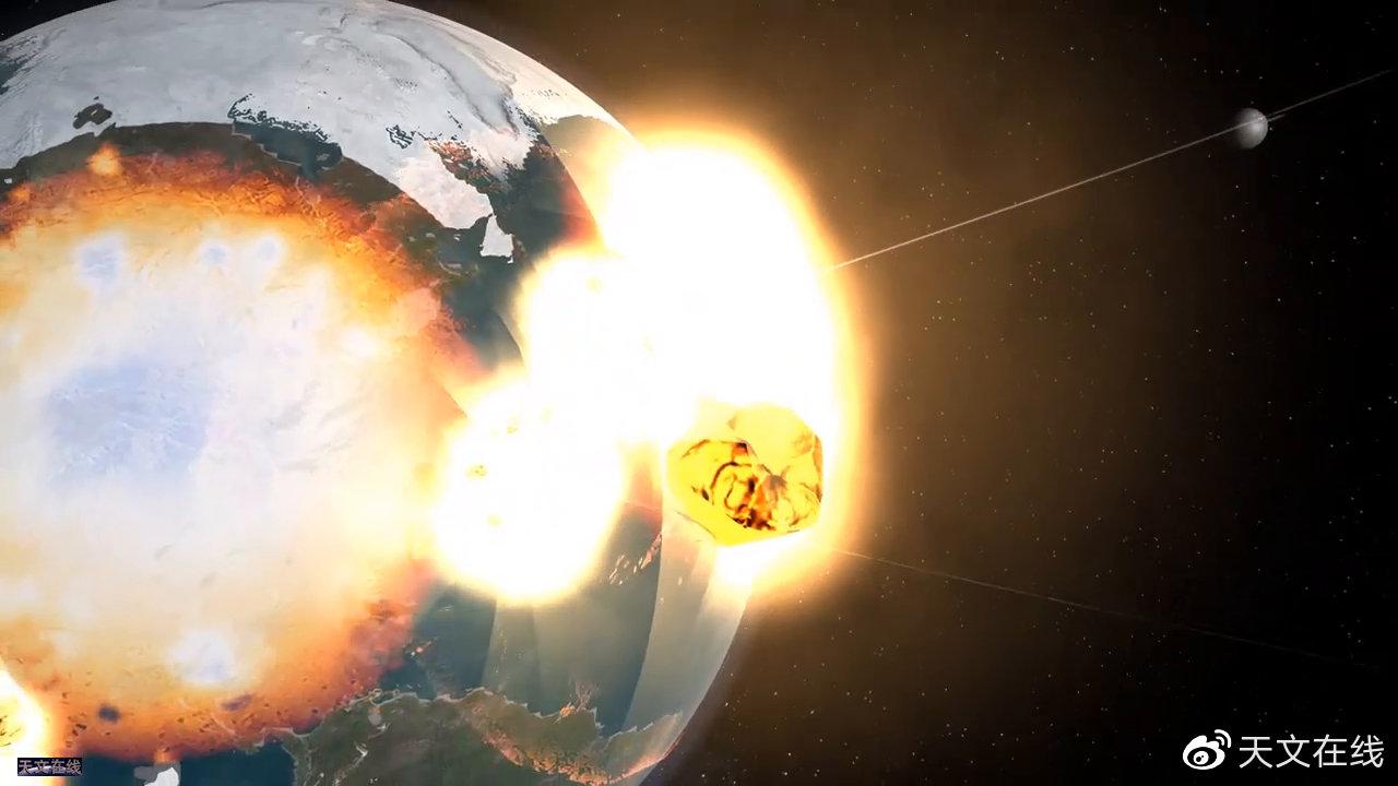 众多月球集体撞击地球,看后面会怎样?