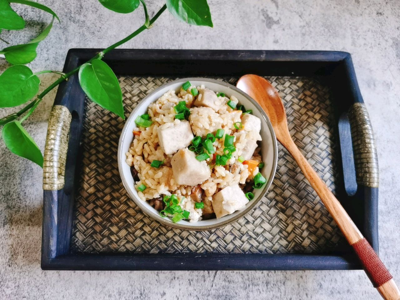 芋头饭的做法配方能闻到浓浓的芋头香太香太好吃了