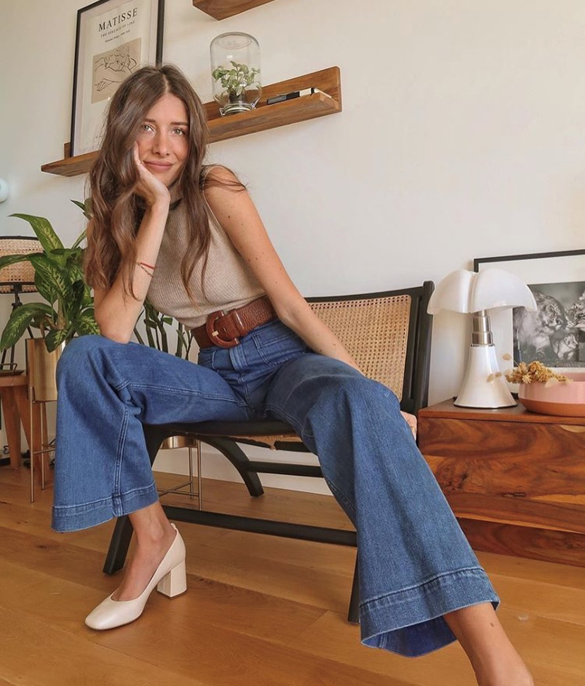 跟法国女人学穿牛仔裤,掌握4个搭配法则,普通单品也能成时尚款|牛仔裤