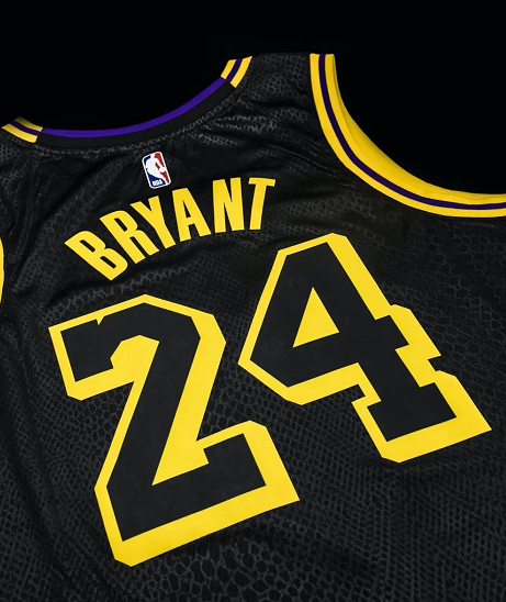 1秒售罄湖人定制的黑曼巴城市版球衣开售二手疯涨超十倍