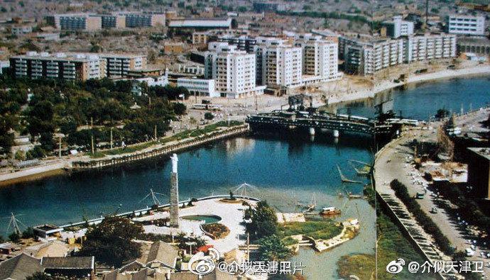 天津老照片,三岔河口与金钢桥. 分享自