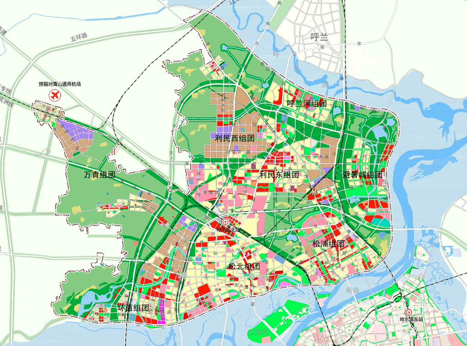 哈尔滨新区规划图片
