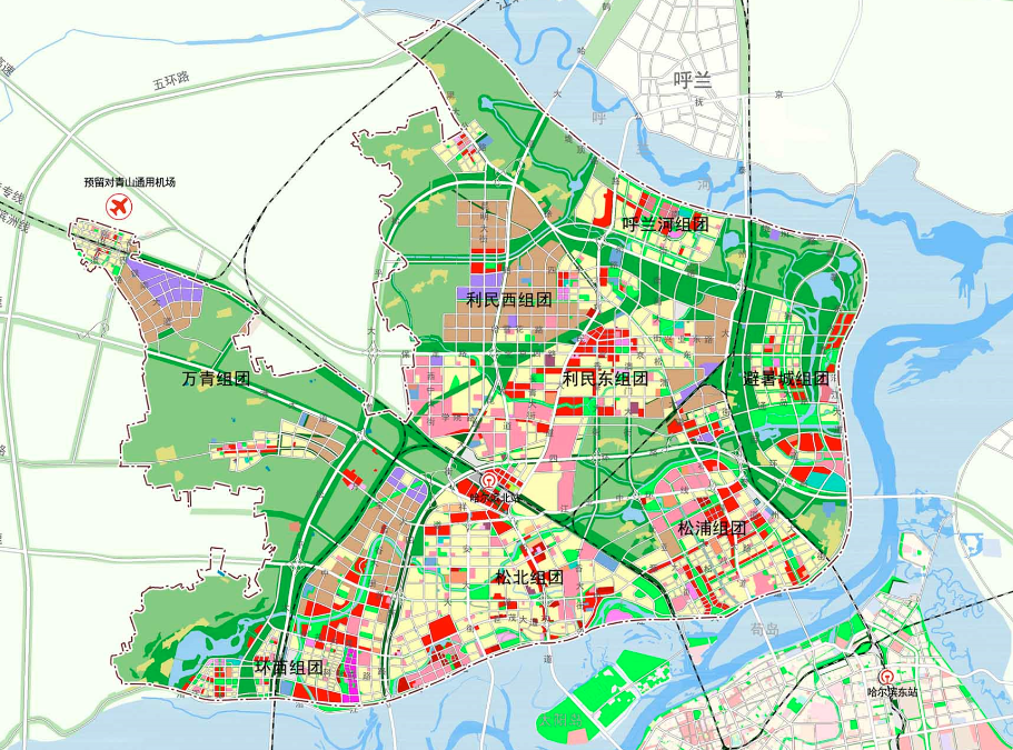 哈尔滨松北区s12路线图图片