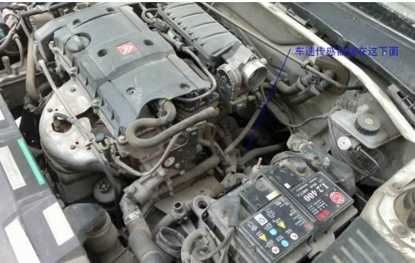 车速传感器和里程表传感器,车速传感器安装位置