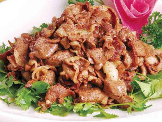 美食精选孜然羊肉卷香辣土豆烧鸡腊味煲仔饭腰果炒虾仁