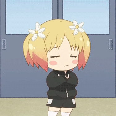 漫有gif丨芳文社的可爱金发妹