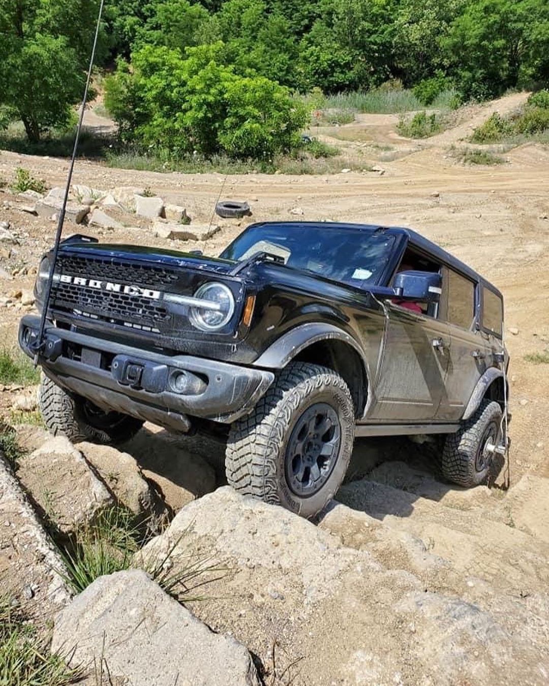 全新福特bronco实车硬派的越野范