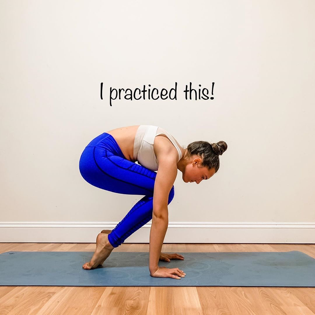 瑜伽高难度体式"鹤禅式"不会练?手把手教你轻松get