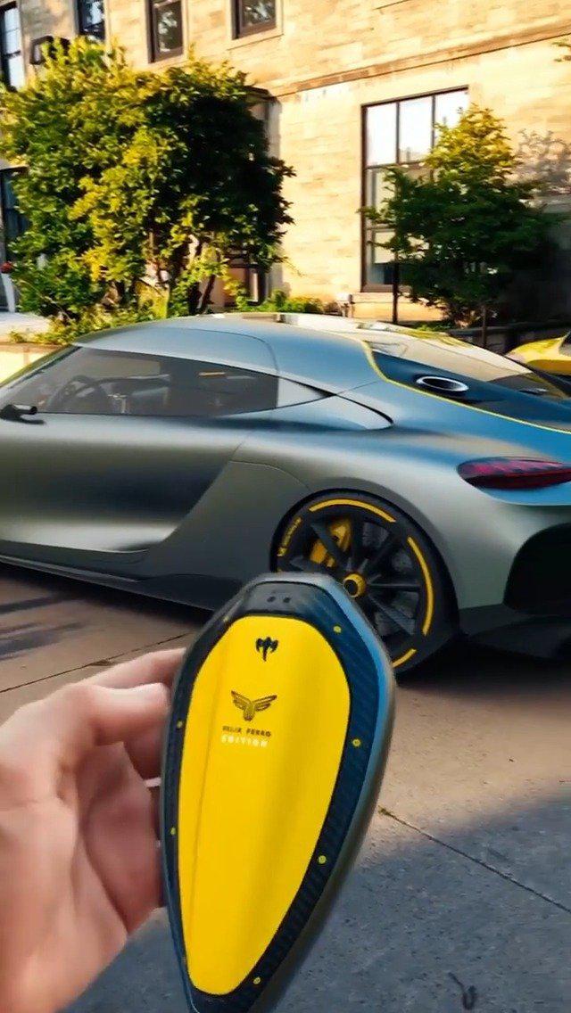 这柯尼塞格的未来概念钥匙太梦幻了