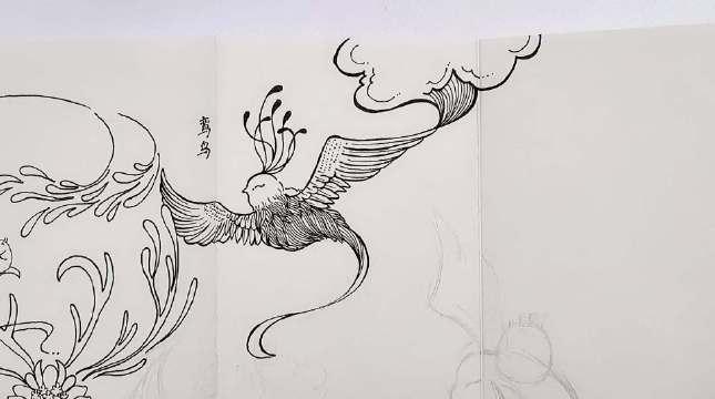 山海经里的鸾鸟小可爱