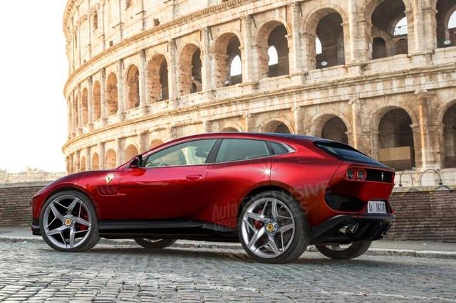 法拉利Purosangue渲染图