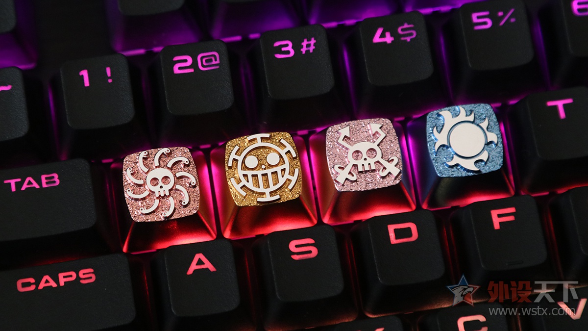 zomo航海王系列键帽简评:官方监修,金属质感