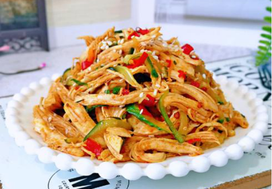 美食精选:金针肥牛,红薯莲子粥,蒜苔炒肉,凉拌鸡丝|蒜苔|凉拌鸡|肥牛_