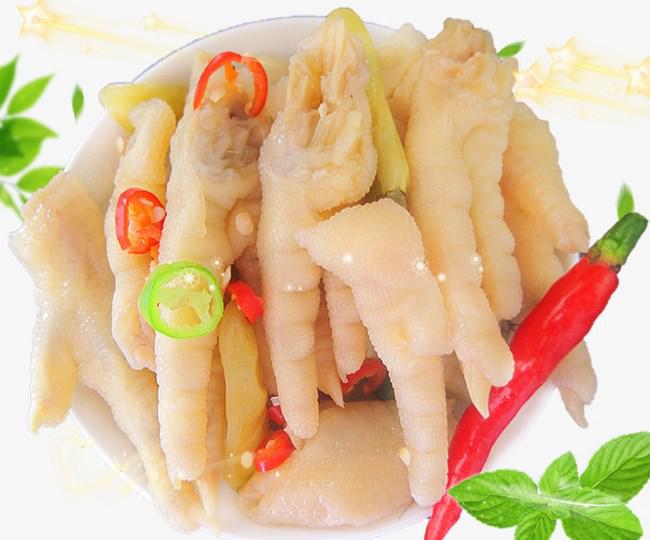 麻辣入味的泡椒凤爪皮韧肉香风味独特夏天受欢迎的特色美食