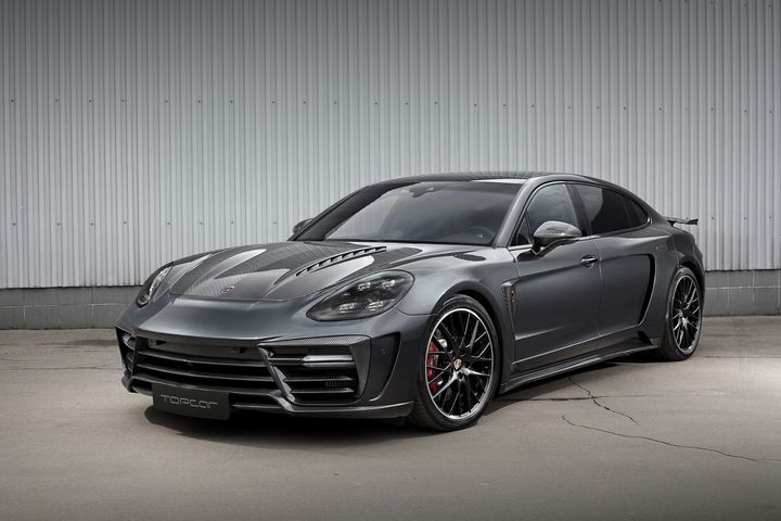 topcar为保时捷panamera turbo打造宽体改装套件
