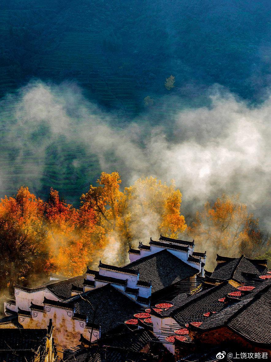秋天最值得去的古镇,当然是婺源篁岭啦