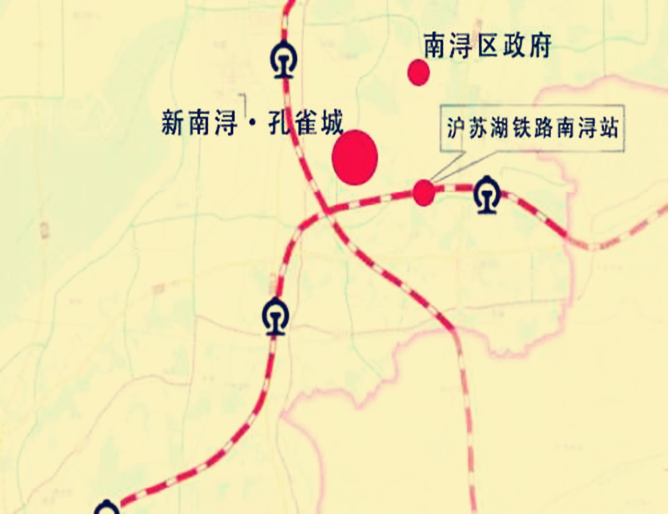 这座高铁站名叫南浔站,从站名中就可以知晓这座高铁站是建设在湖州的