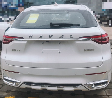 2021款哈弗f7实车现身外观微调轴距2725mm20t踩出224马力