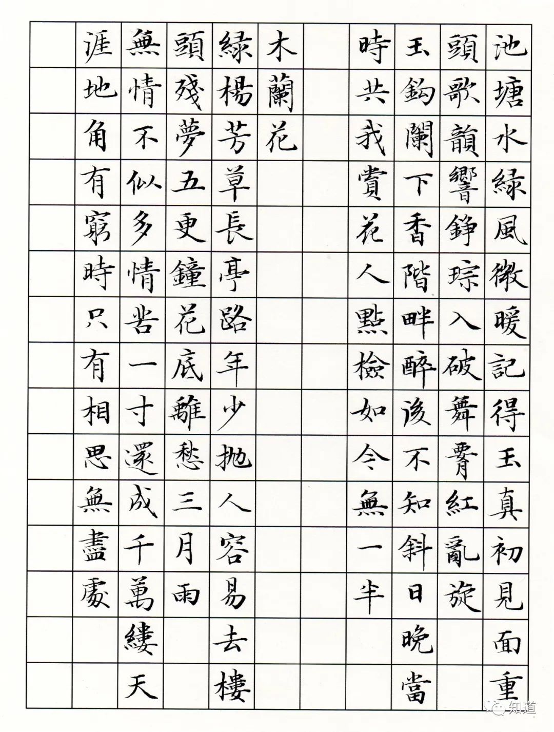 知道书画|于志强 小楷《宋词三百首》(1)