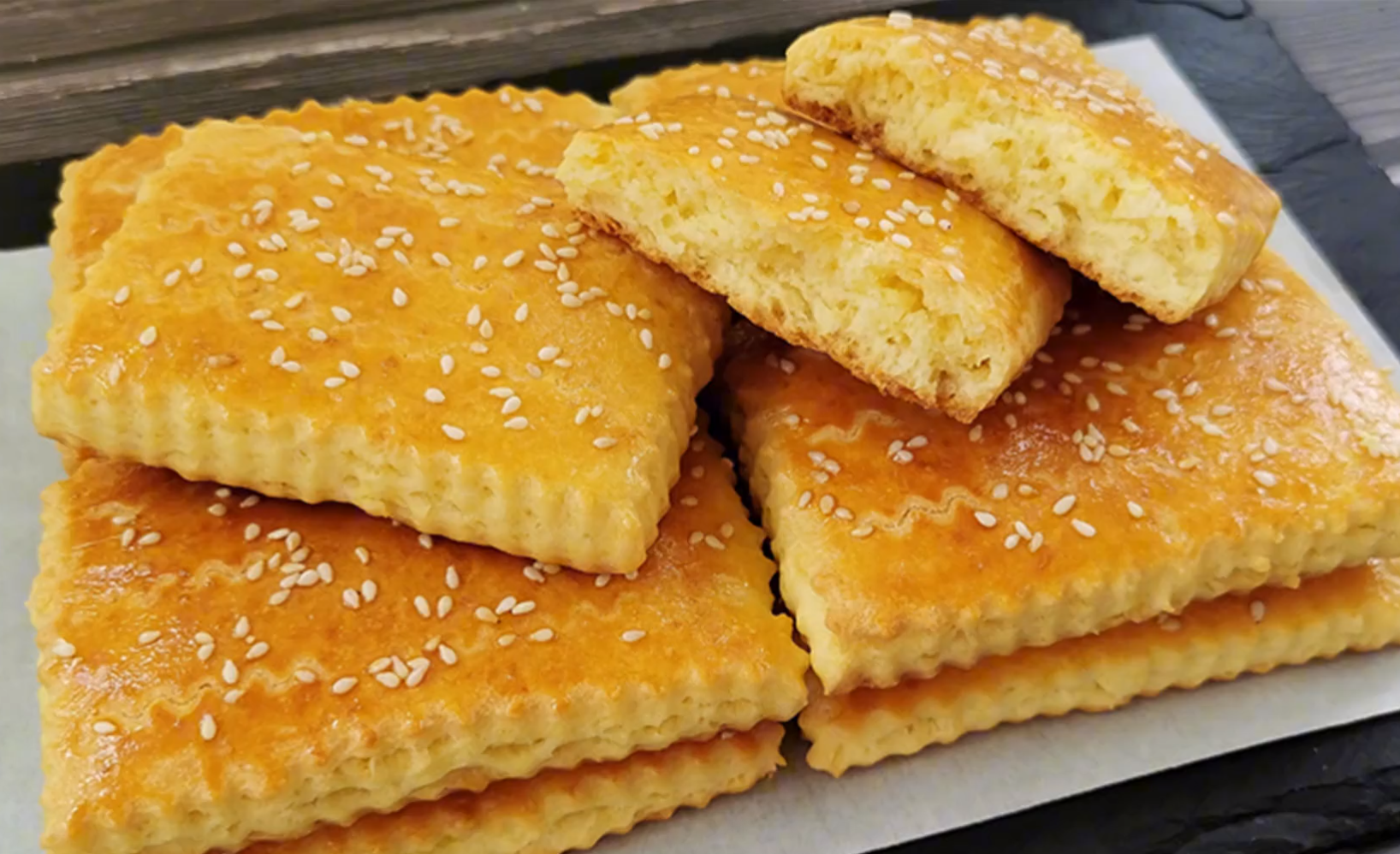 真正老式大饼干做法,满满童年的味道,外酥心软,做法简单,真香