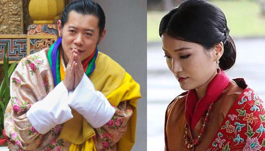 40岁不丹国王与情人同框,相互依偎一脸得意,无视冰冷的王后|佩玛|旺楚克|不丹_新浪新闻