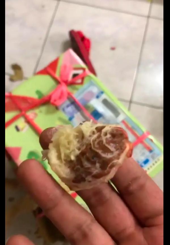几箱水蜜桃放地上,被3只法斗拆箱偷吃了,狗:替你尝尝甜不甜!