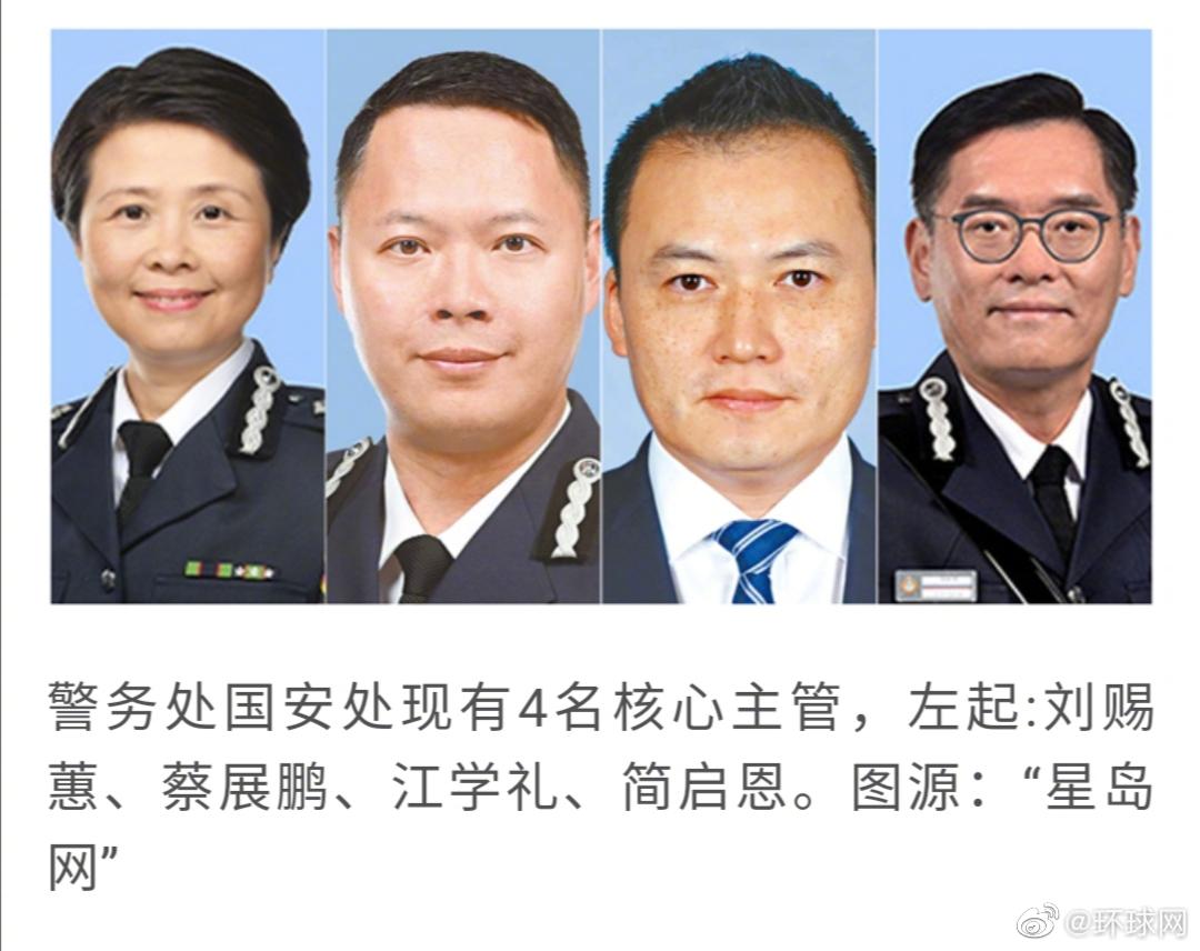 港媒:香港警务处国安处再添猛将