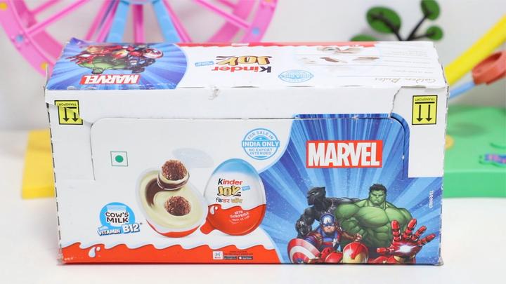 健达奇趣蛋:男孩漫威版奇趣蛋得到齿轮圆规