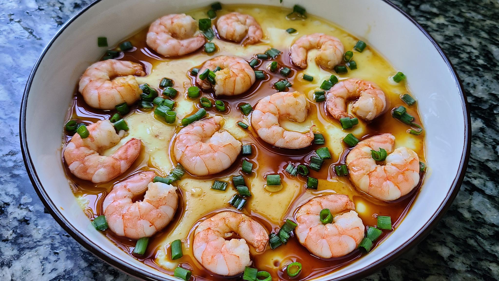 虾仁蒸蛋的家常做法,做出来鲜香美味又营养,味道很棒|虾仁|大虾|美味