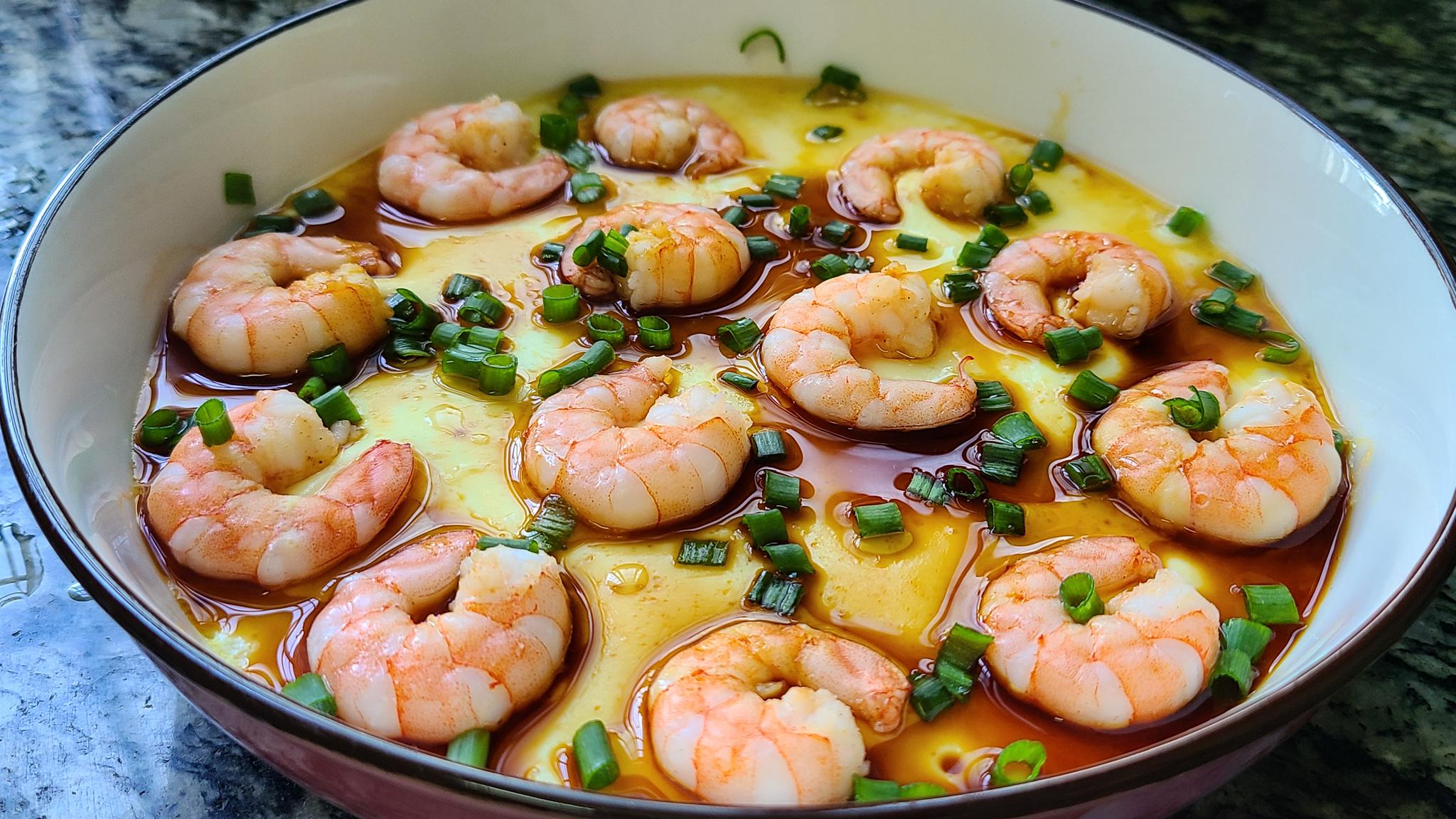 虾仁蒸蛋的家常做法,做出来鲜香美味又营养,味道很棒|虾仁|大虾|美味