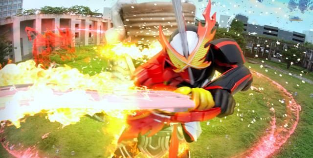 假面骑士saber首秀大招,这次竟然不玩骑士踢,战队视感特效炸裂