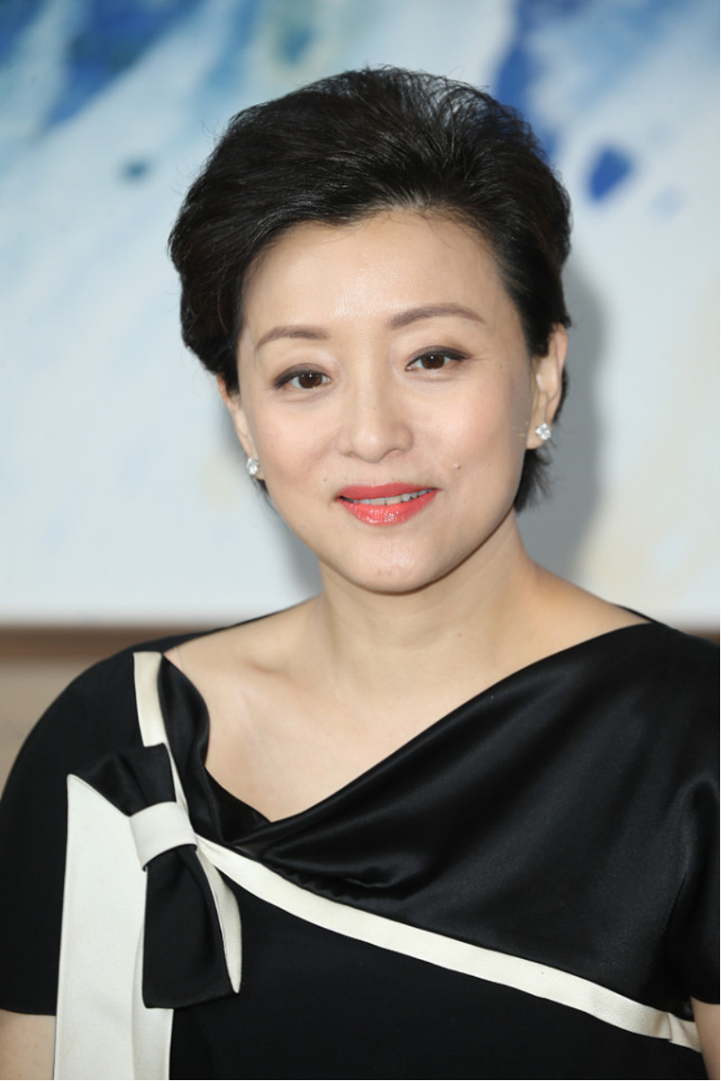 杨澜才是蓬松头发的代表就算是短发形象依旧看着很有女人韵味