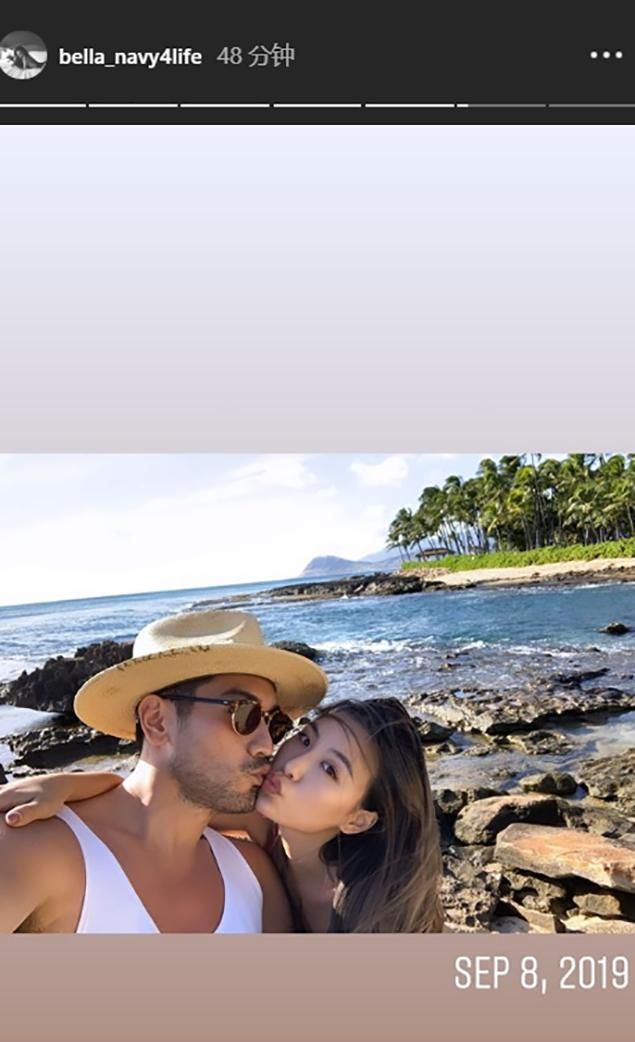 泪目!bella晒与高以翔海边亲吻照,在两人第一次约会地庆生