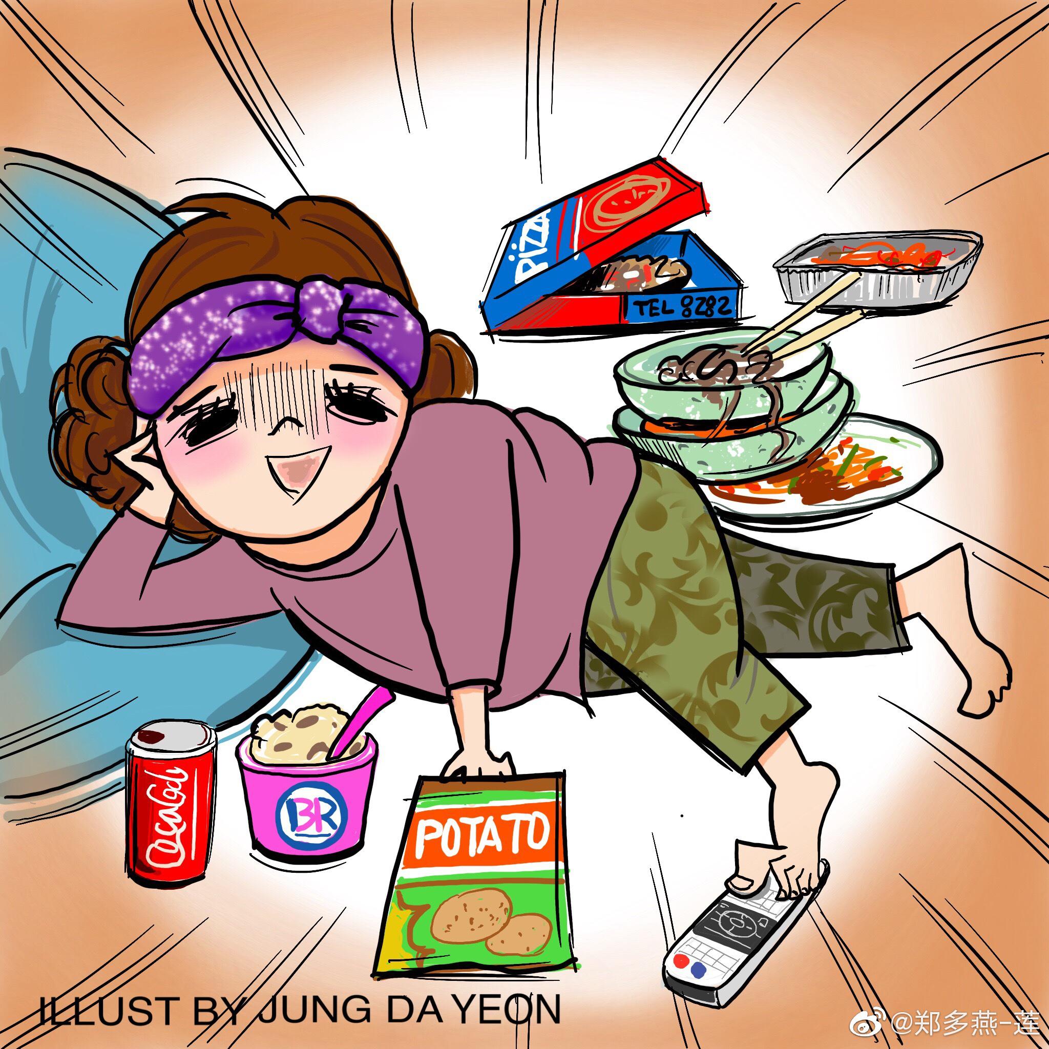 不知道是不是因为躺太久了. 不知道是不是因为吃太多了.