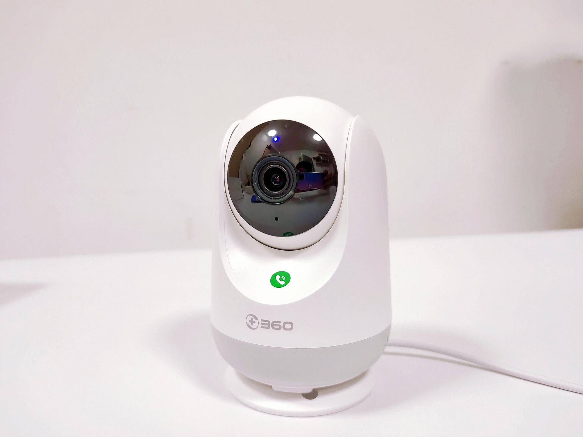 用ai智能守护家人360摄像机云台5p触联2k版我看行