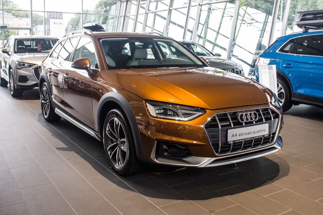 奥迪a4 allroad quattro实车 一款跨界的旅行车