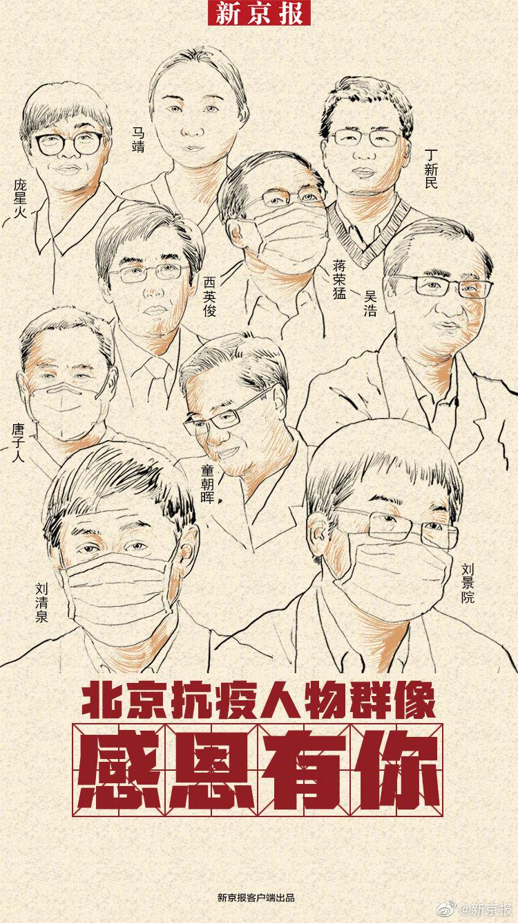 转发致敬!北京抗疫人物群像
