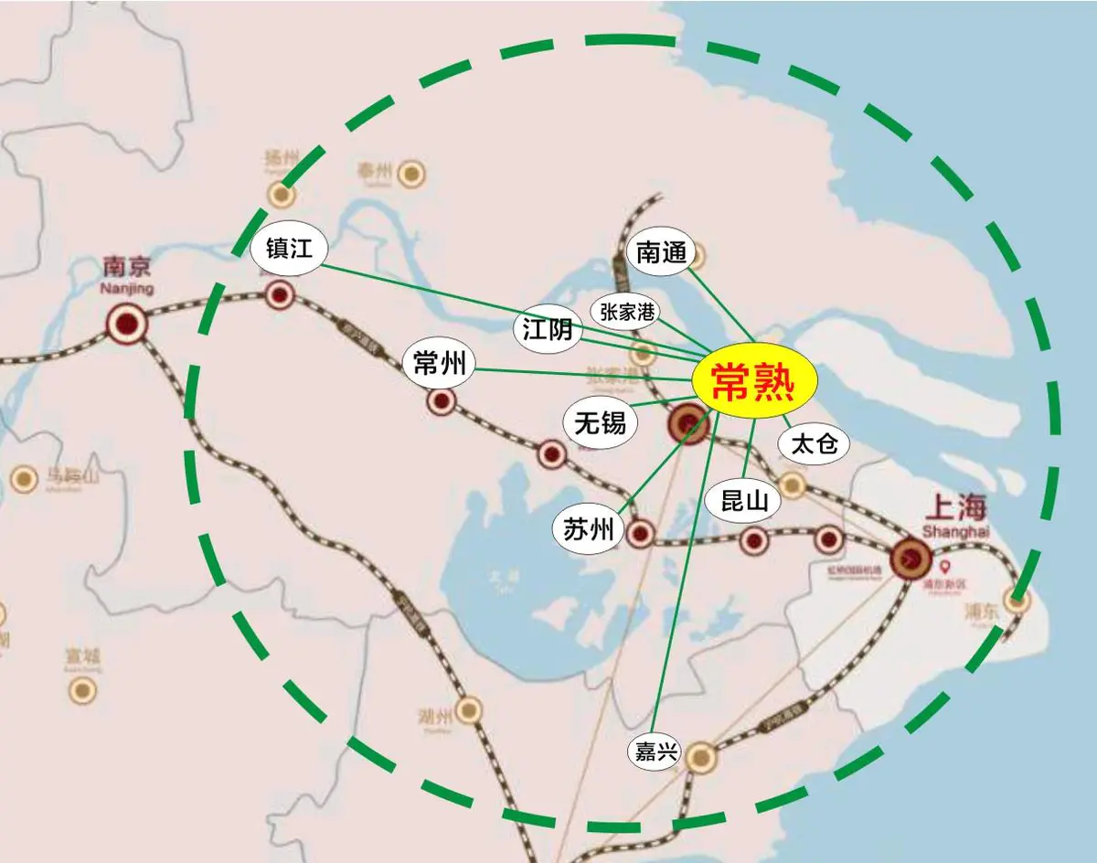 2020年7月1日,沪苏通铁路常熟站启用,常熟从此迈入"高铁时代".