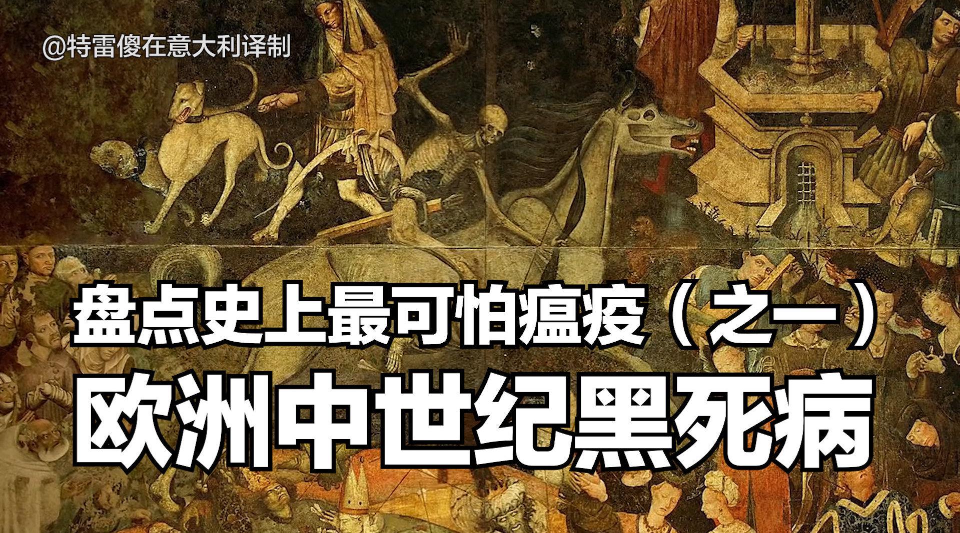 灭掉三分之一欧洲人口的可怕瘟疫 —— 欧洲中世纪黑死病