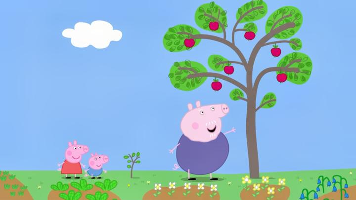 小猪佩奇:猪爷爷的做饭技术很强的,做的汤好喝,大家都喝光了